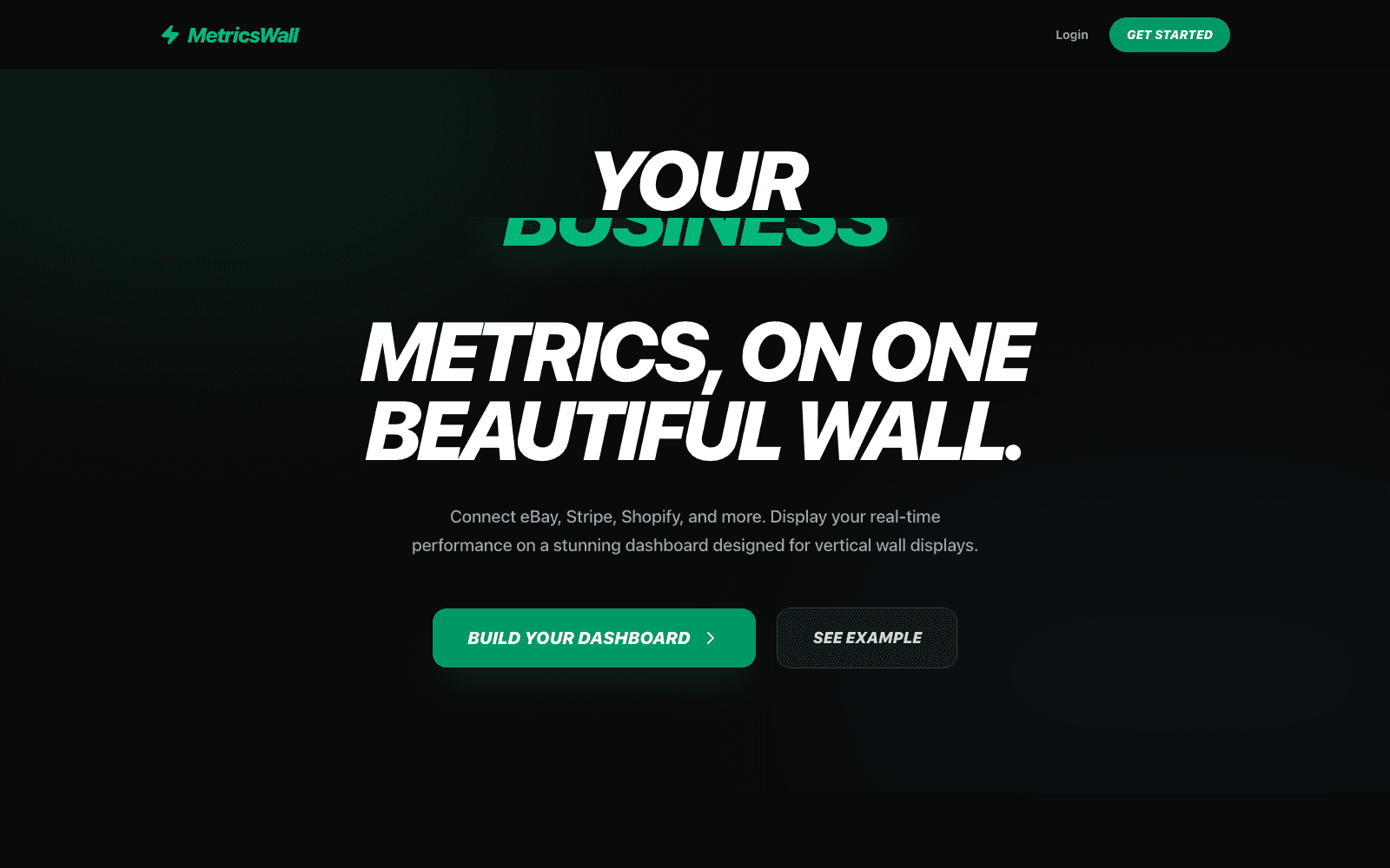 Metrics Wall preview